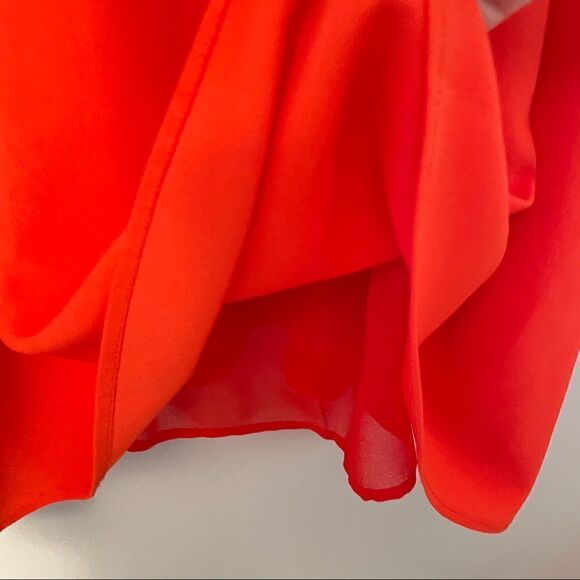Tucci Orange Tank Shift Dress W/ Back Strappy Detail M - Picture 7 of 16